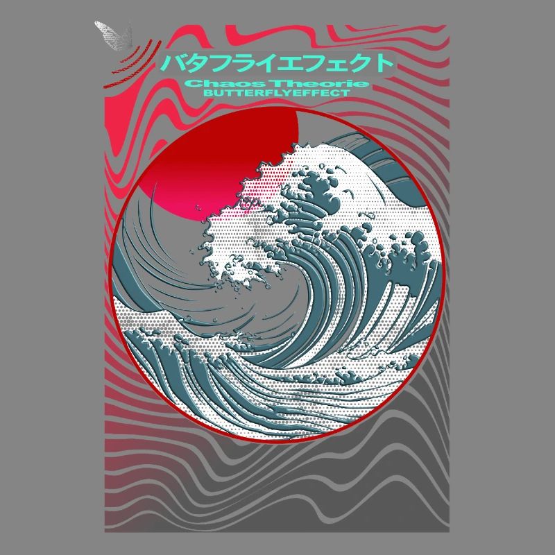Red Sun Circle Wave Dance