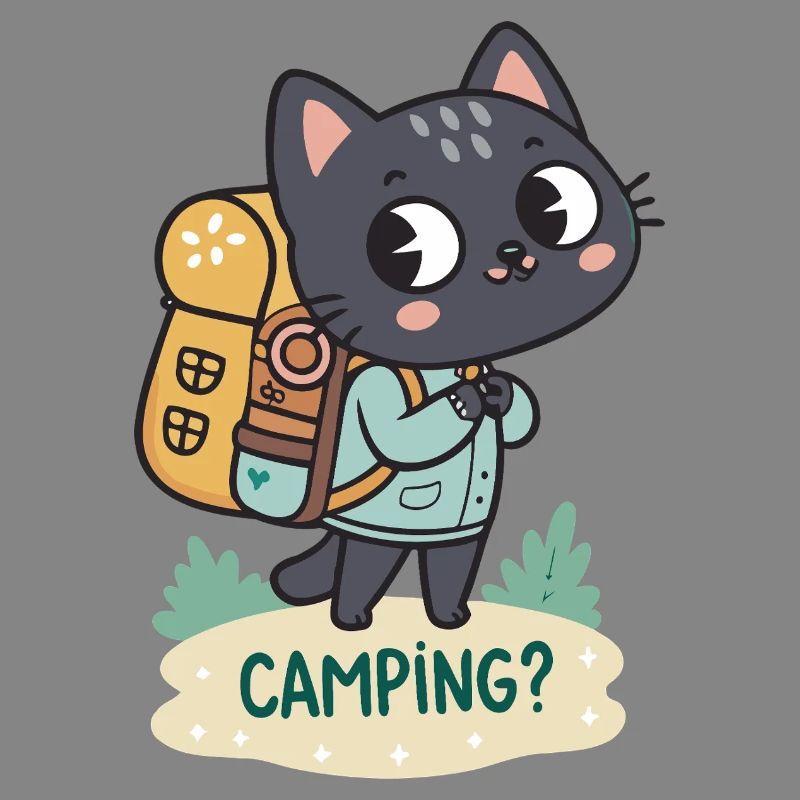 Cat Camper: Camping Adventure