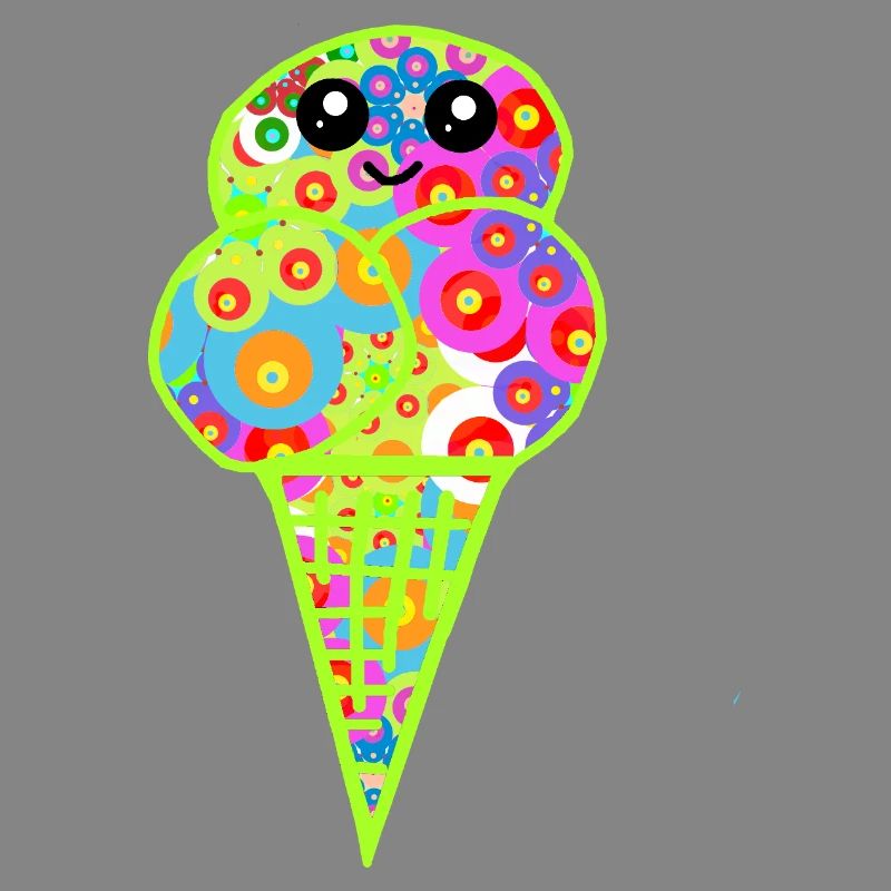 Retro Eis Vintage Kinder Kind 60er 