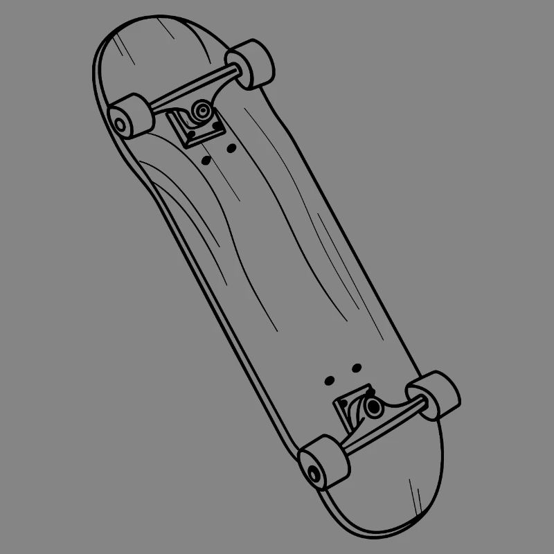 Skateboard Drawing