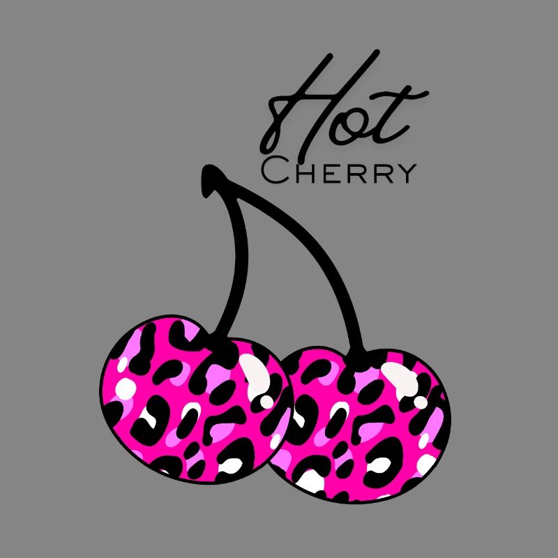 Pink Leopard Muster cherry