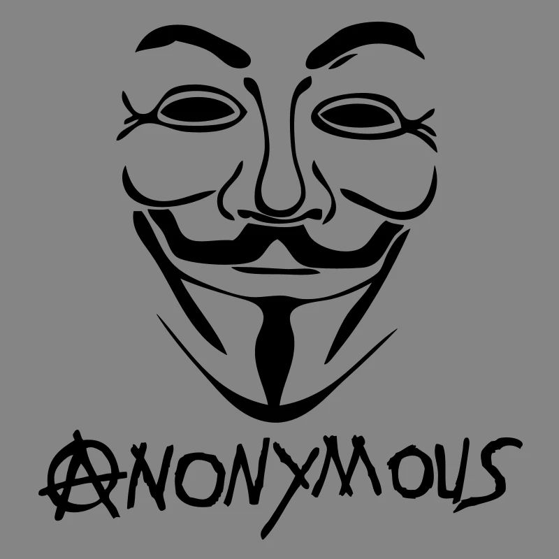 anarchy logo anonymous mask mask