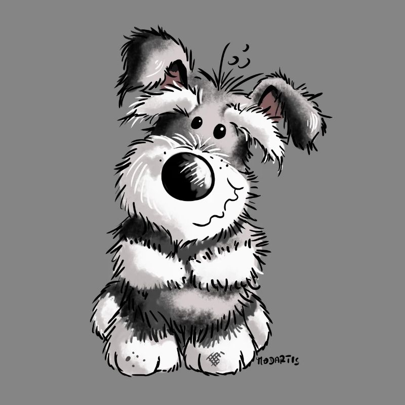 Doux Schnauzer - Chien - Chiot - Cadeau