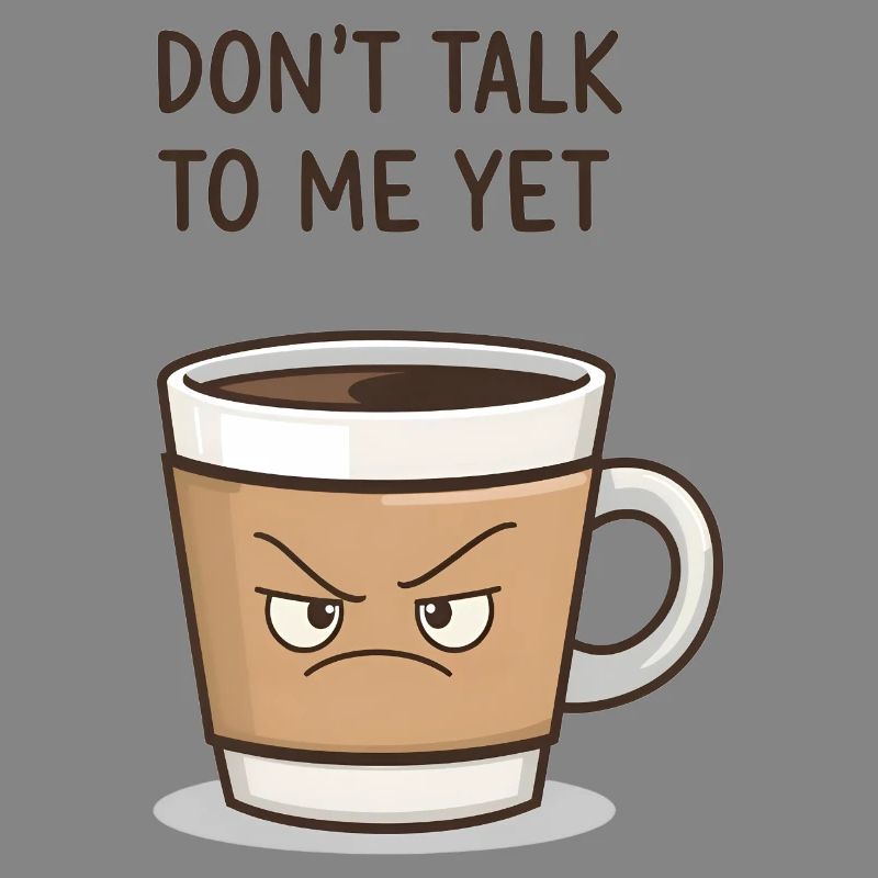 Grumpy Coffee Cup – Sprich noch nicht mit mir