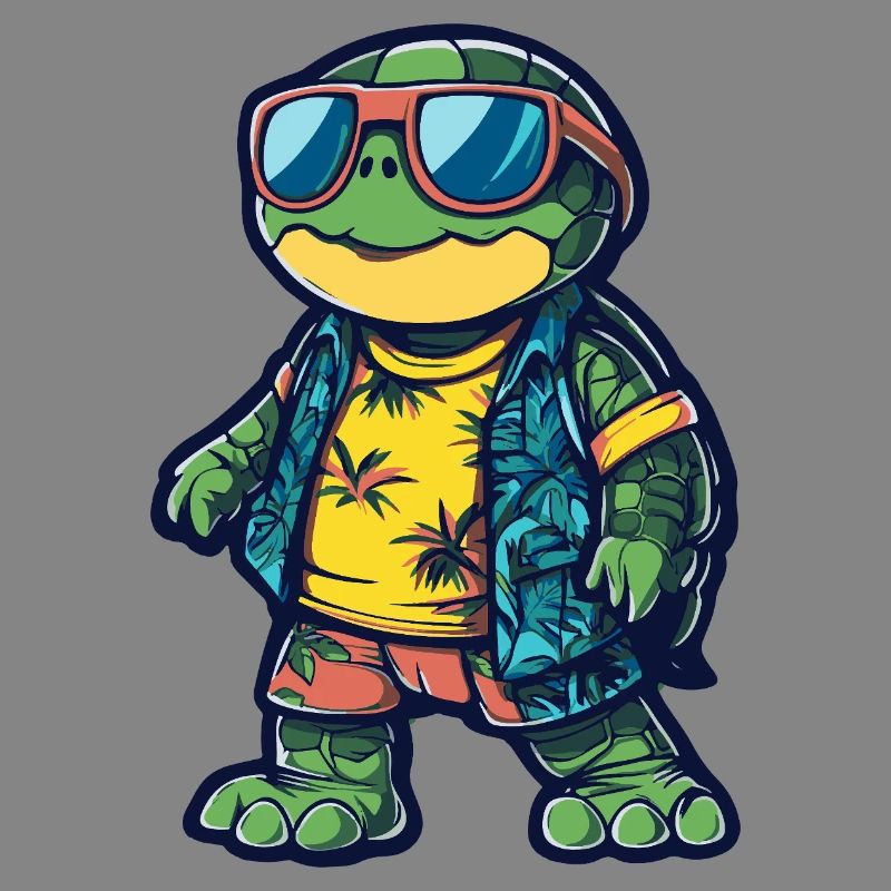Turtle Comic Holiday