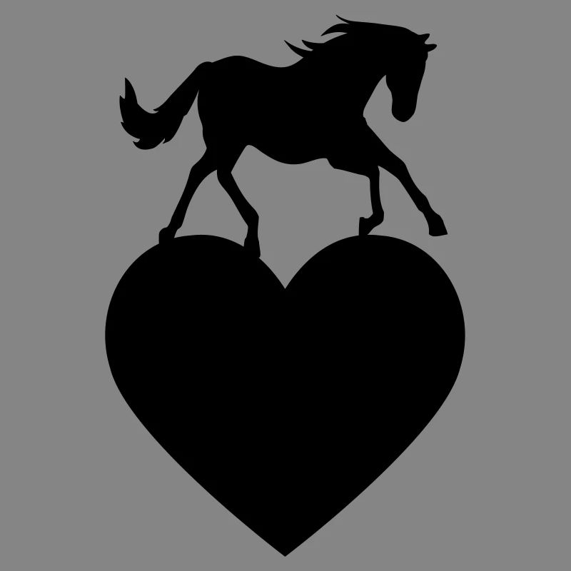 Pferd mit Herz
