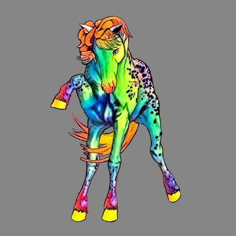 neon Pferd