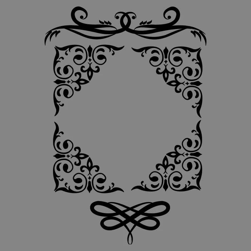 Frame frame decoration diamond-shaped opening