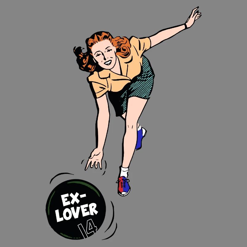 Ex-Lover Bowling – Retro Comic Style
