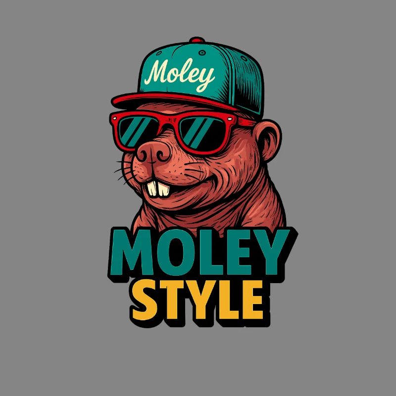 Moley Style Monkey Retro Cap