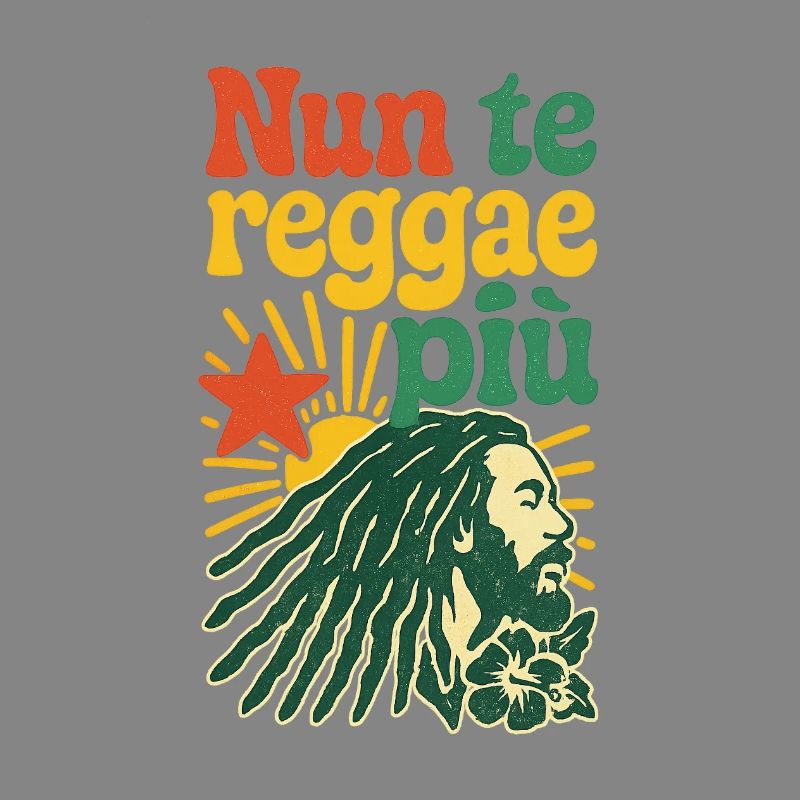 Rasta Reggae Design with Positive Message