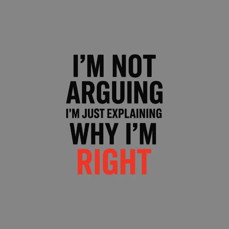 I'm not making arguments Text