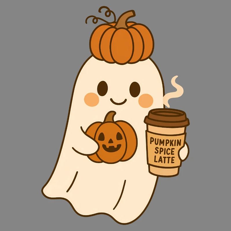 Pumpkin Ghosts Halloween Design