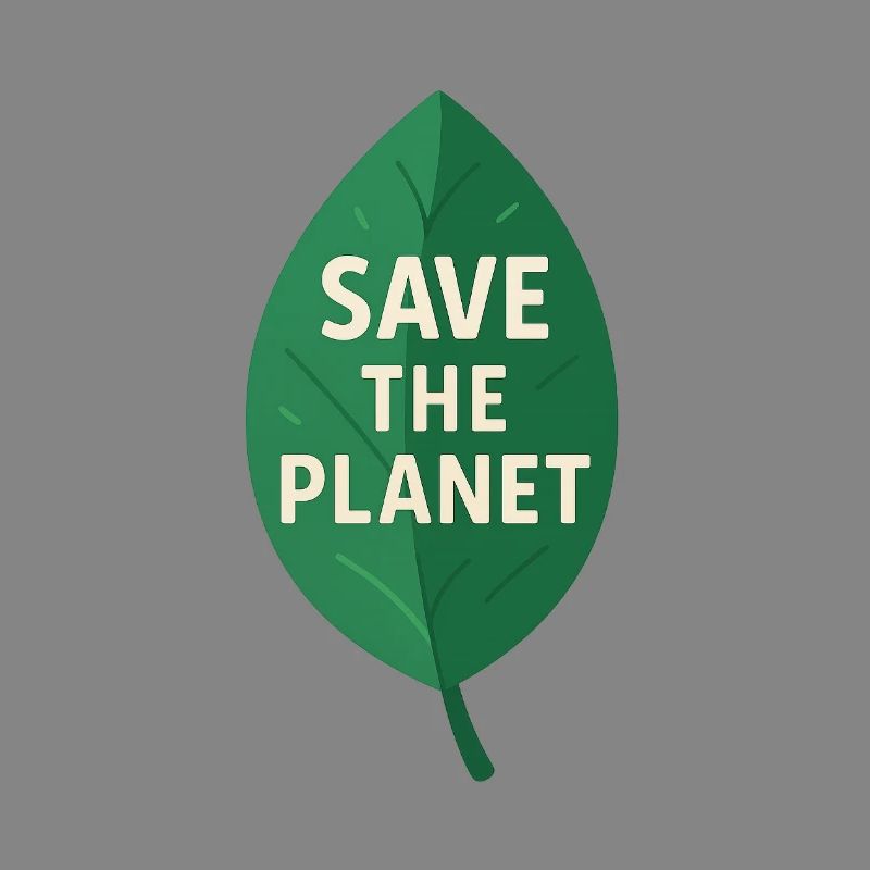 Öko-Leaf Save the Planet Design