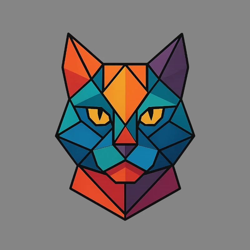 Chat | Tête de chat Impression / Impression / Design