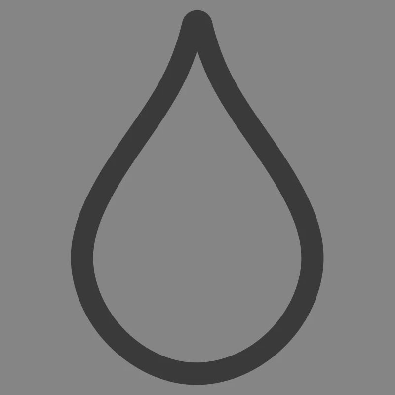 Simple Water Drop Icon Logo