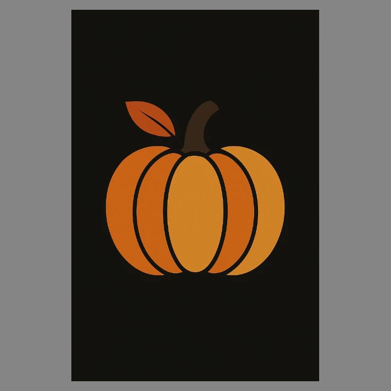 Pumpkin Flame Autumn Design