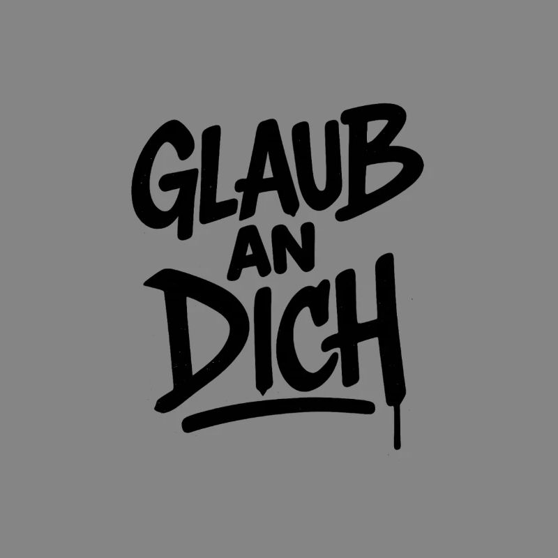 Glaub an Dich – Mut Spruch