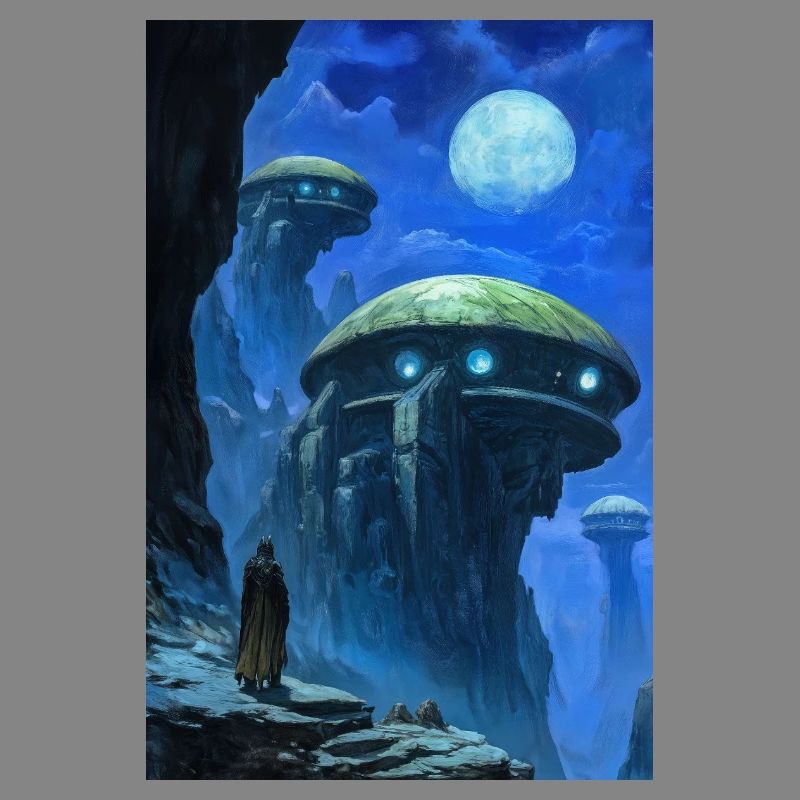 Science fiction landscape