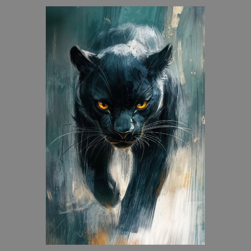 Illustration eines Panthers