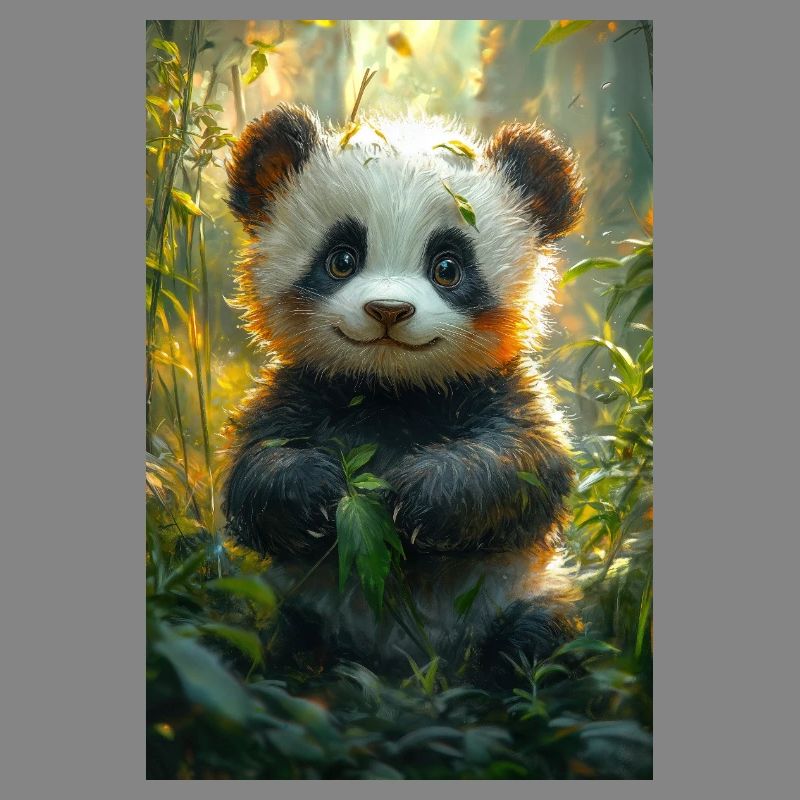 Illustration eines Pandas