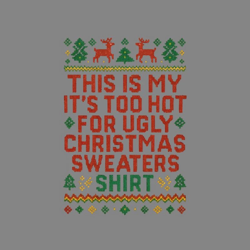 Chemise pull de Noël moche