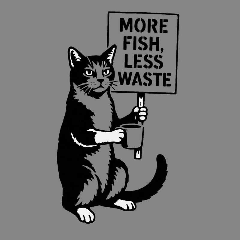 Plus de poissons, moins de chats de déchets