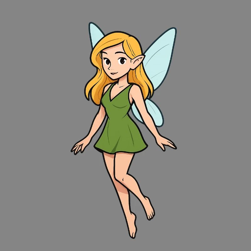 Green-clad forest elf