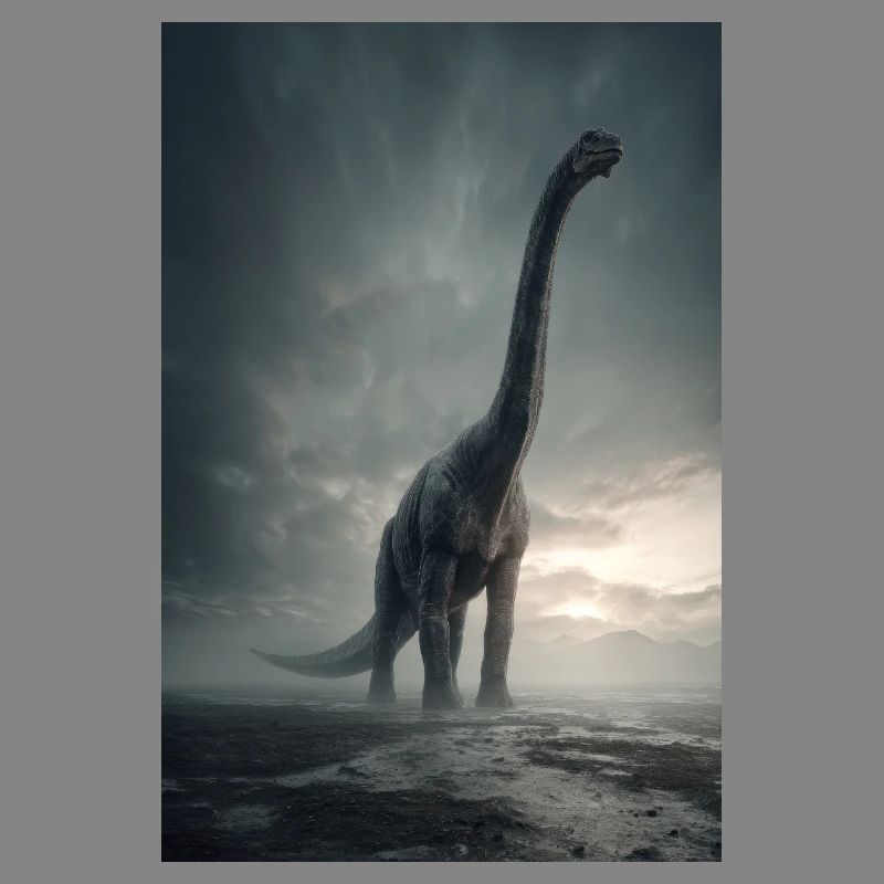 Aube du sauropode brouillé