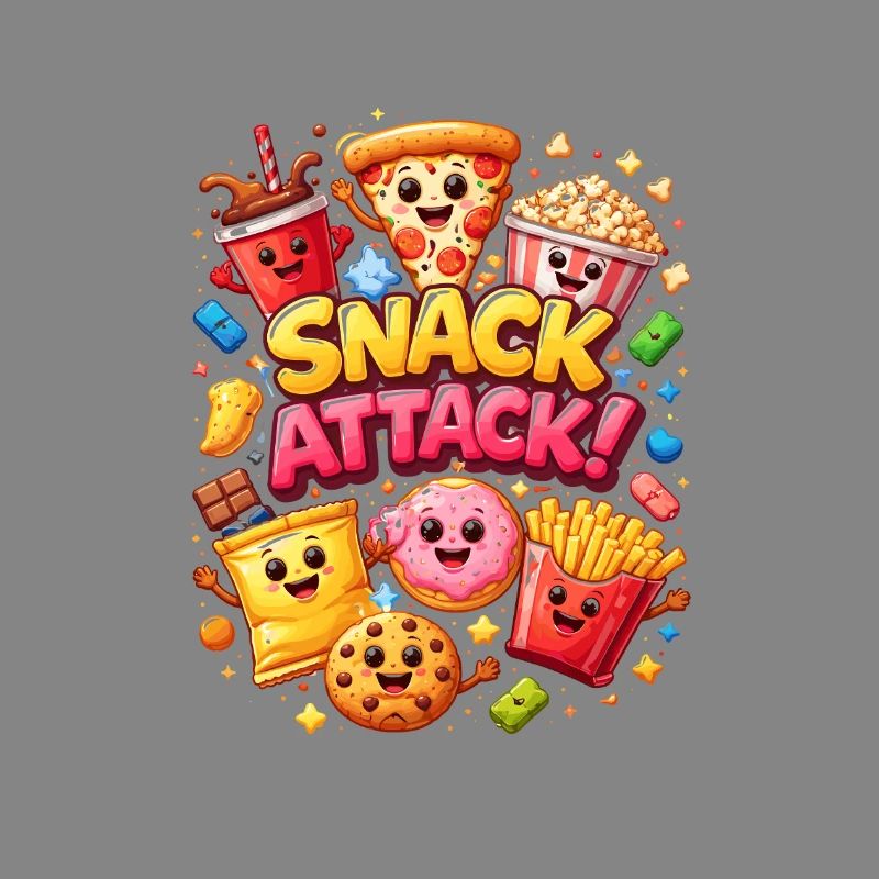 Snack Attack! Bunte Snack-Helden