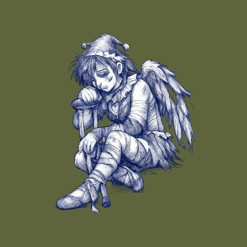 Sad Blue Angel