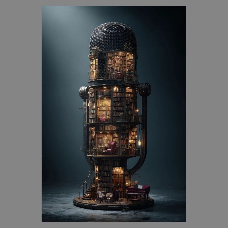 Library Tower in a Glass Dome