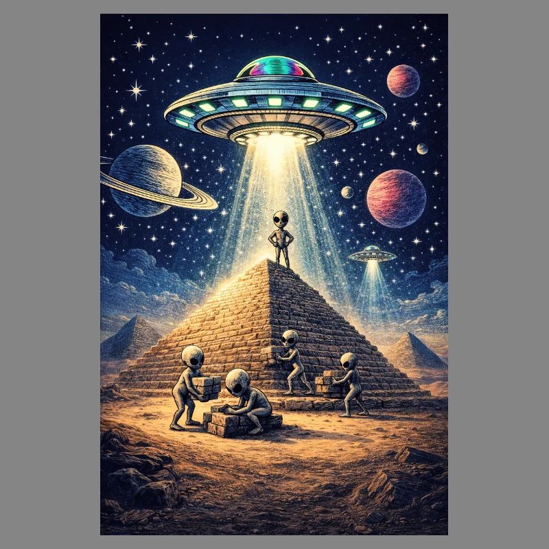 OVNI de la pyramide extraterrestre