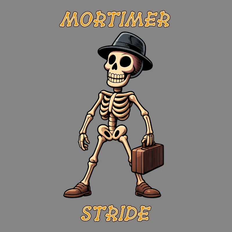 Mortimer Stride Squelette Étoile de l’animation Internet