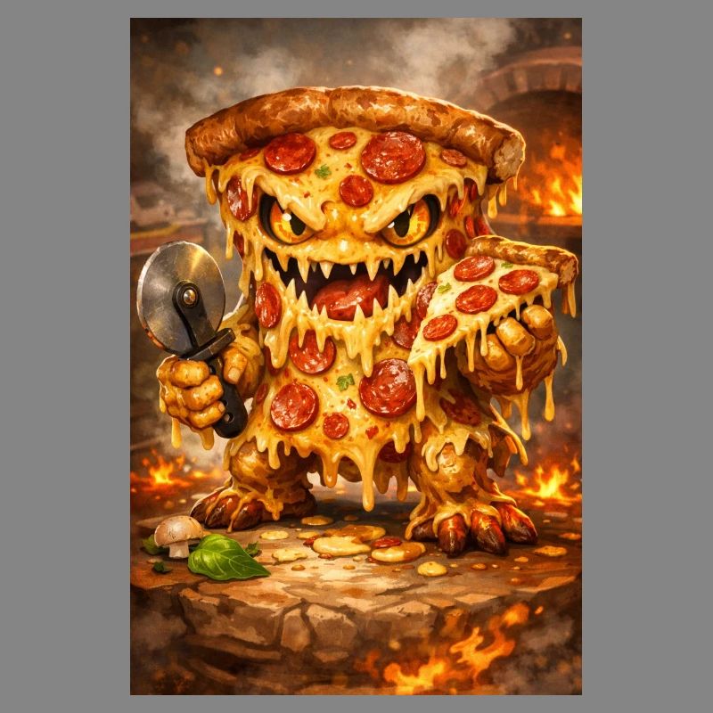 Cheese Pizza Monster