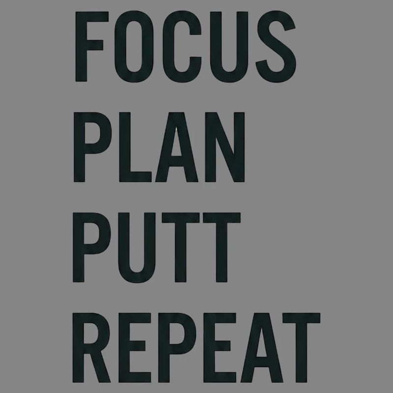 Golf Focus Plan Putt Reapeat