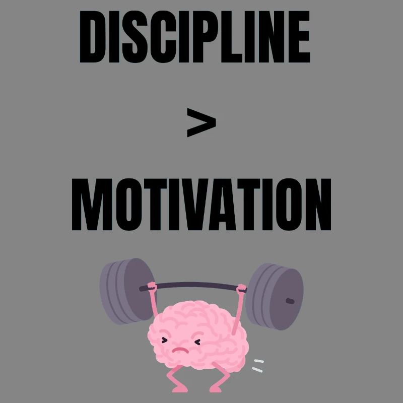 Disziplin über Motivation