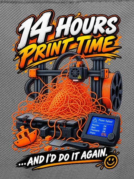 14 Hours Print Fail