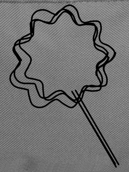 Zuckerwatte handgezeichnet