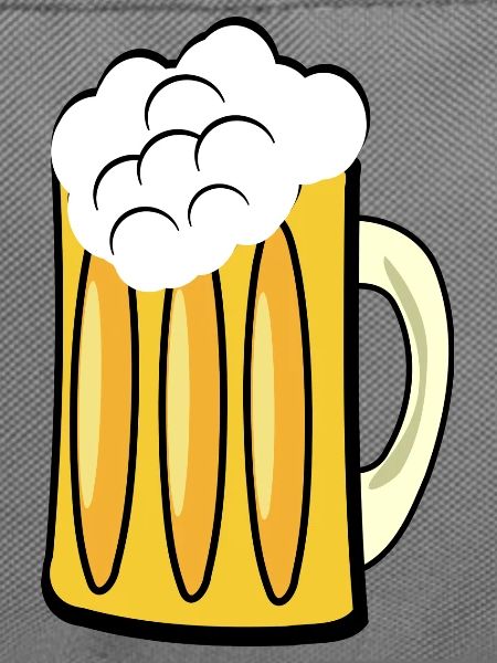Bierkrug mit Schaum