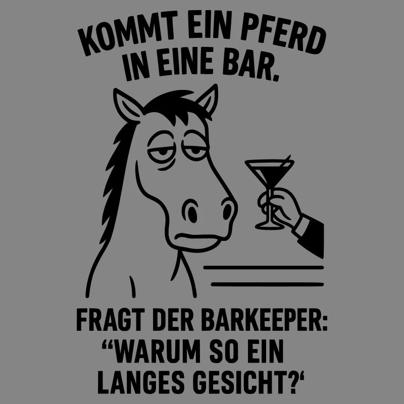 Cheval dans le bar