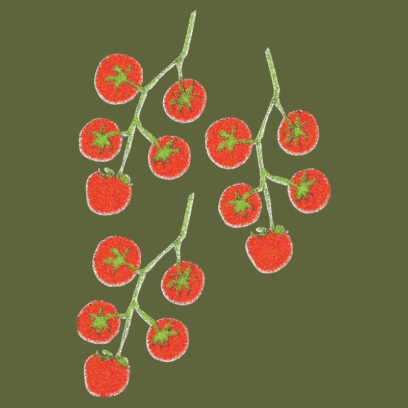 Tomato Bush Impressionism