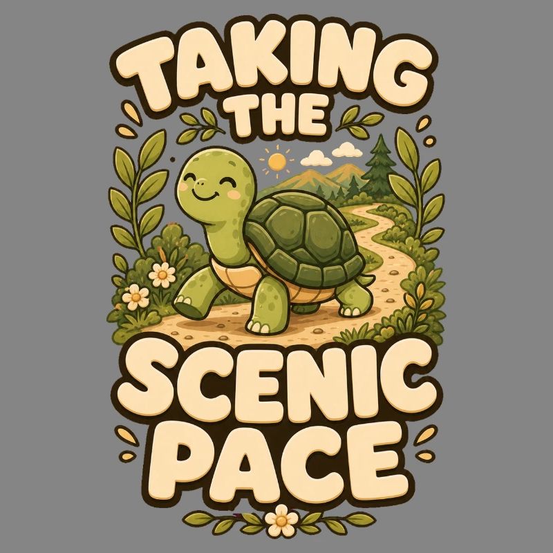 Taking The Scenic Pace Turtle