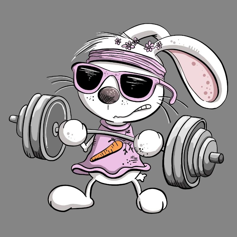 Strength Training Rabbit Fitness Weight Exercise