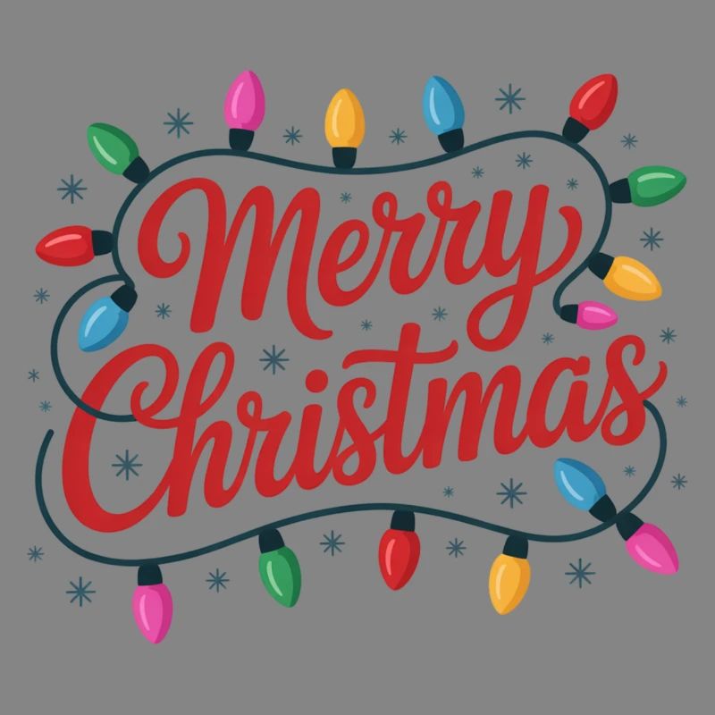 Merry Christmas Luminous String Lights