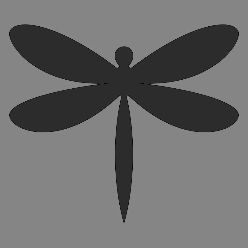 Silhouette de la Libellule