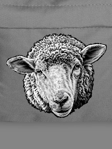 Schaf Portrait Digital-Art T-Shirt  