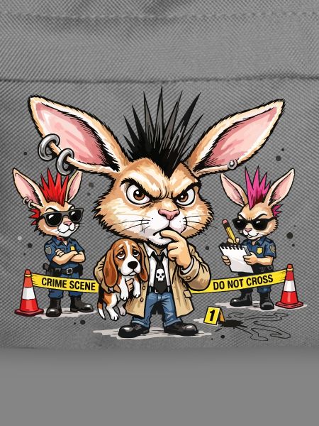 Bunny Punk Ermittler Trio