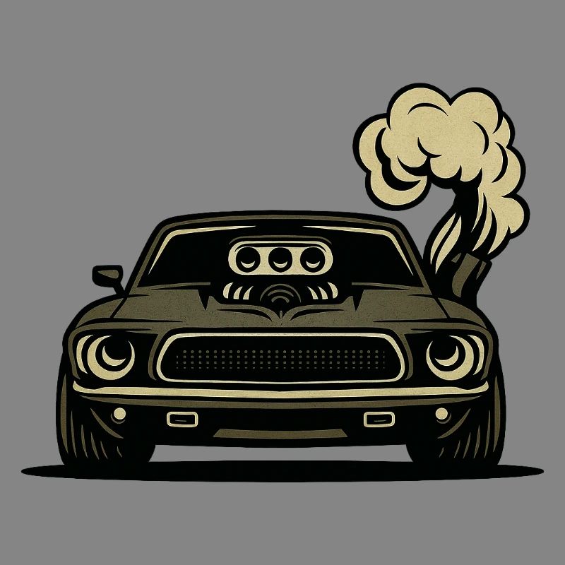 Wütendes Auto