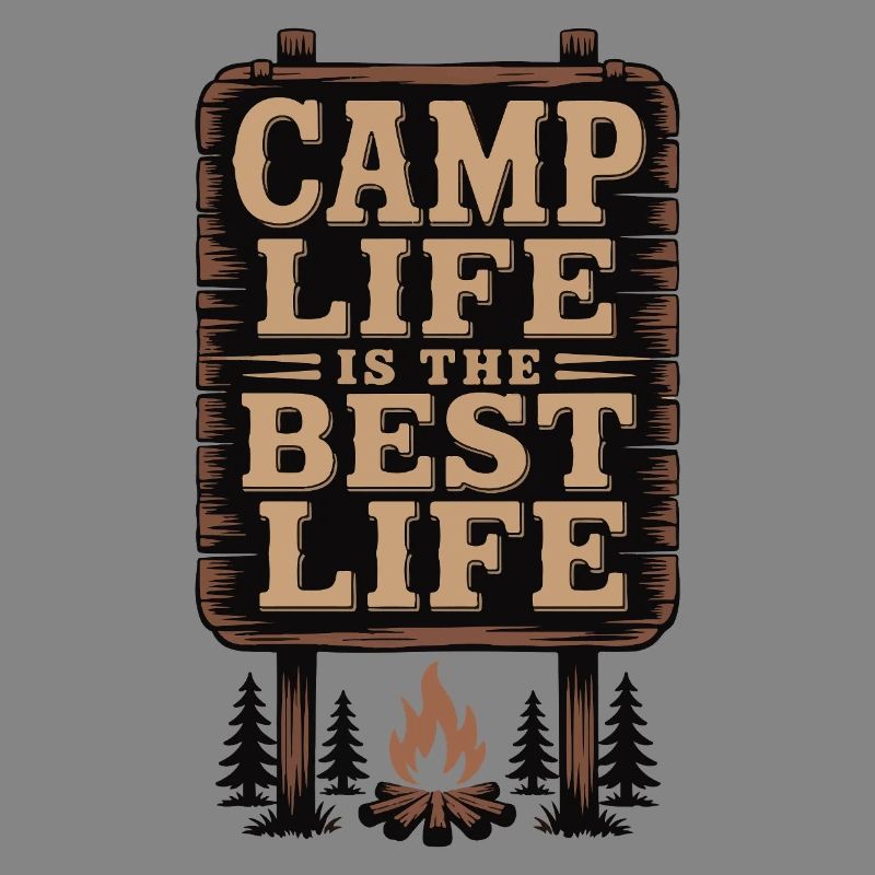 Das Camp-Leben ist das beste Leben